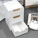 Organisateur de Bureau 3 Niveaux avec Tiroirs