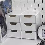 Organisateur de Bureau 3 Niveaux avec Tiroirs