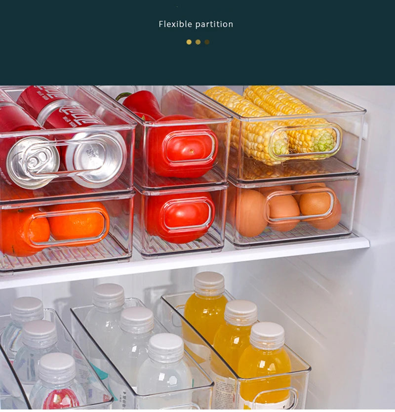 Boîte Organisatrice Frigo Transparente