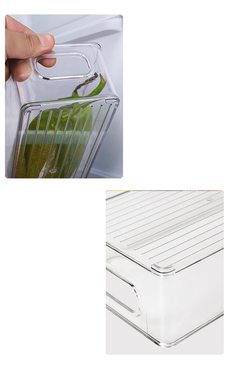 Boîte Organisatrice Frigo Transparente